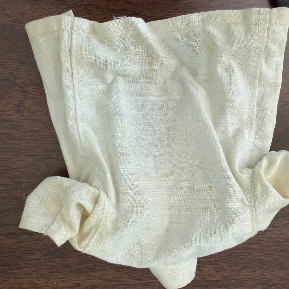 Vintage Ken Style Doll Clothes Lot White Snap Shirt Olive Green Off White Pants